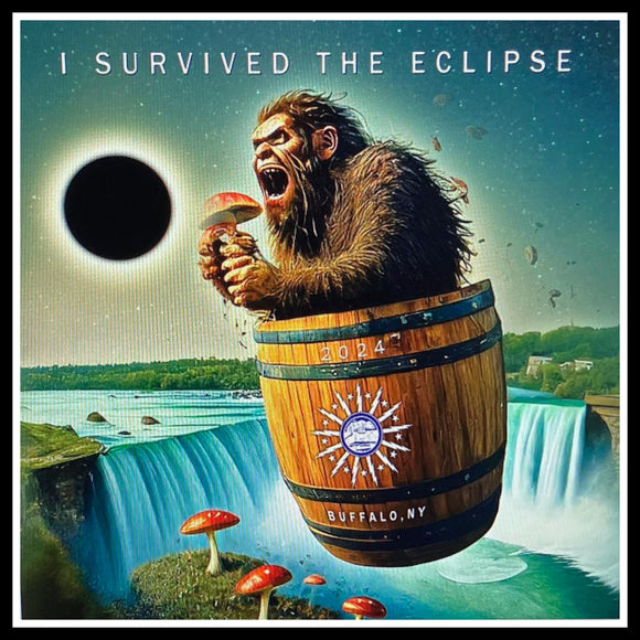 Buffalo Eclipse Sticker