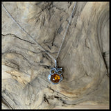 Amber Owl Necklace