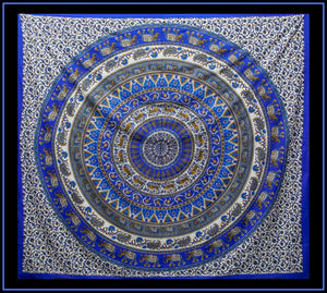 Elephant Mandala Tapestry