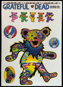 Grateful Dead Bear Multi Sticker Sheet