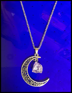 Amethyst Moon Necklace