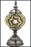 Handmade Mosaic Glass Table Lamp (Gold)