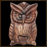 Wood Owl Puzzle Box